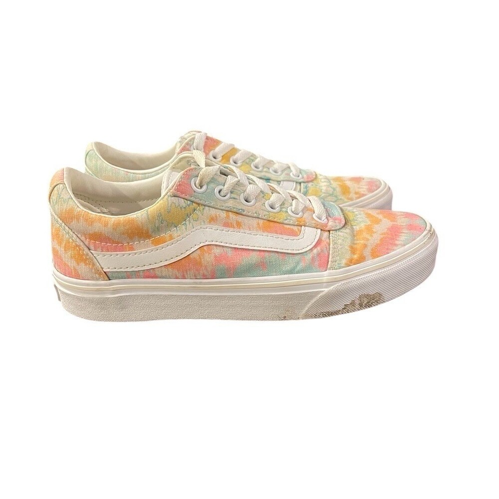 Vans Old Skool Womens Sneakers Size 6.5 Multicolor Psychedelic Tie Dye - Picture 4 of 13